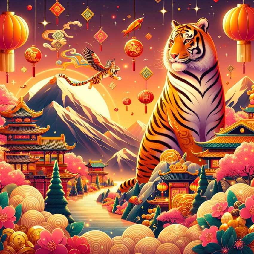 2024: O Ano da Sorte com Lucky New Year Tiger Treasures™